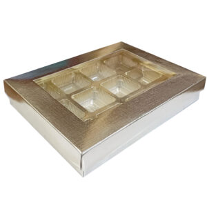 12 Cavity Chocolate Box (4x3) - Pack of 10 pcs