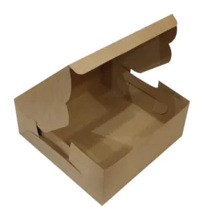 10 x 10 x 4 - Kraft Box Window - 4