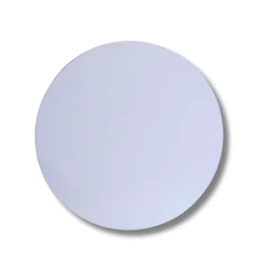 Round Cake Board - White + Gold Foiling