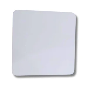 Square Cake Board with Rounded Edges - White + Gold Foiling